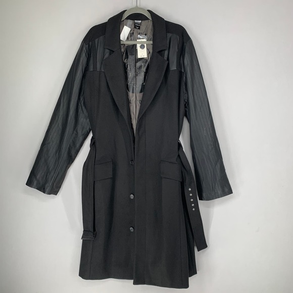 Star Wars Jackets & Blazers - Star Wars Her Universe Women Trench Coat 2X Black Star Wars Darth Vader Belted *